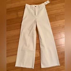 Billabong White Wide-Leg Jeans